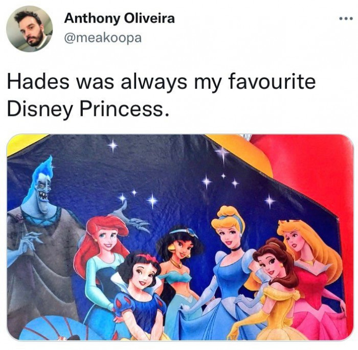 20. Can’t believe Meg was never considered, but we guess Hades was sassy enough.