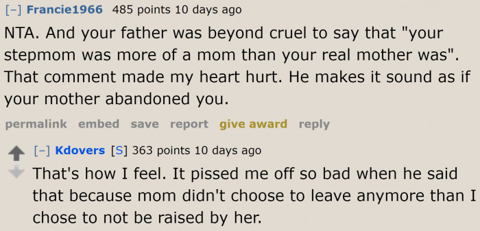 The hurtful words that caused the rift