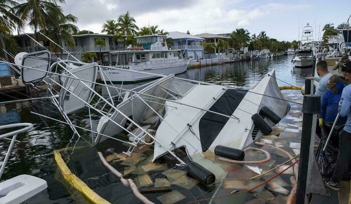"And No Insurance. That's Gonna Hurt. Key Largo, FL"