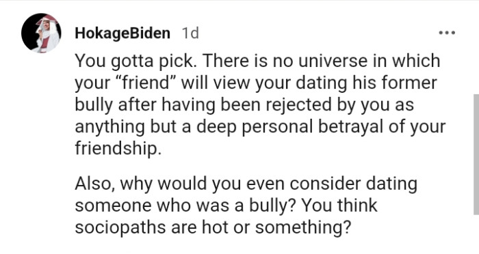 Let's head into the comments and read what advice other Redditors have to dish out.