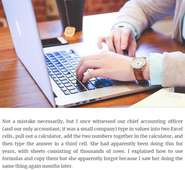 13. What our chief accounting officer has been doing...