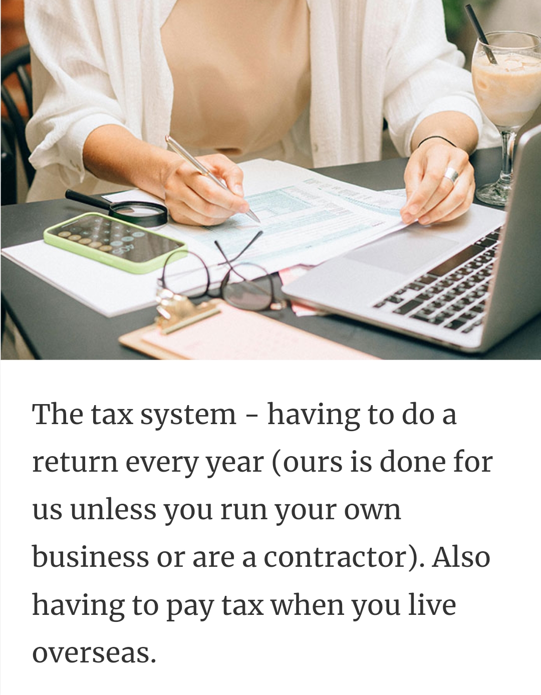 27. The tax system