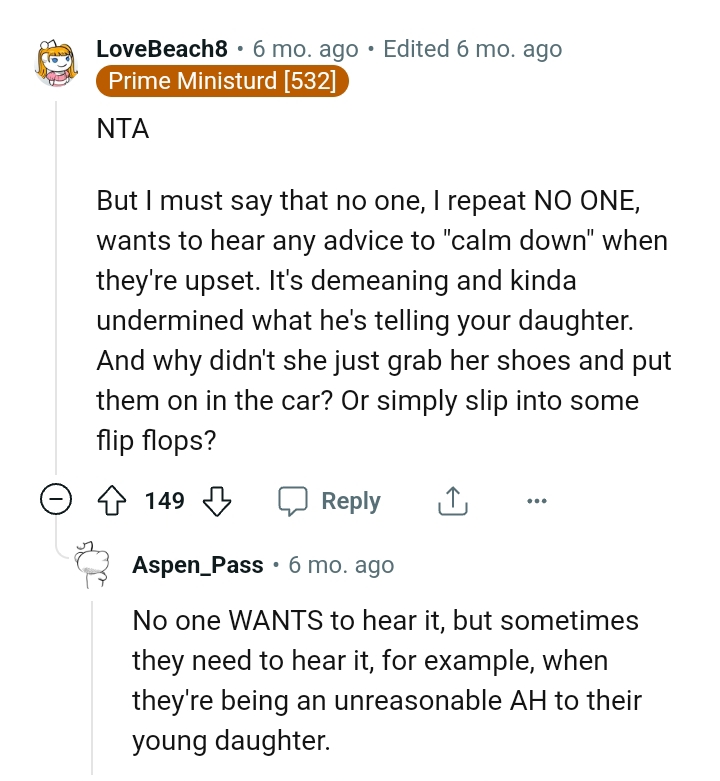 It's undermining what he's telling his own daughter