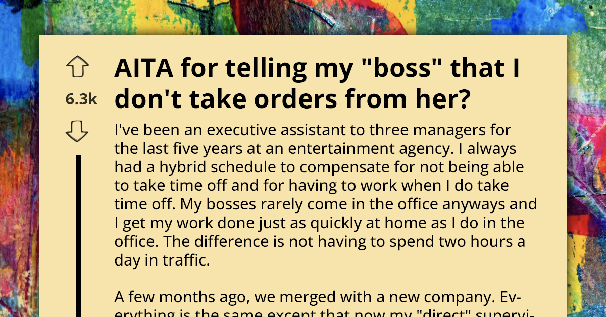 Executive Assistant Defies New Supervisor's Orders, Sparks Debate Over Hybrid Work Rights And Hierarchical Authority