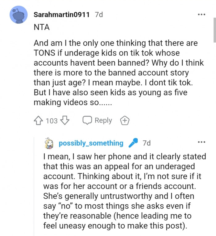 This redditor thinks there is more to the banned account story