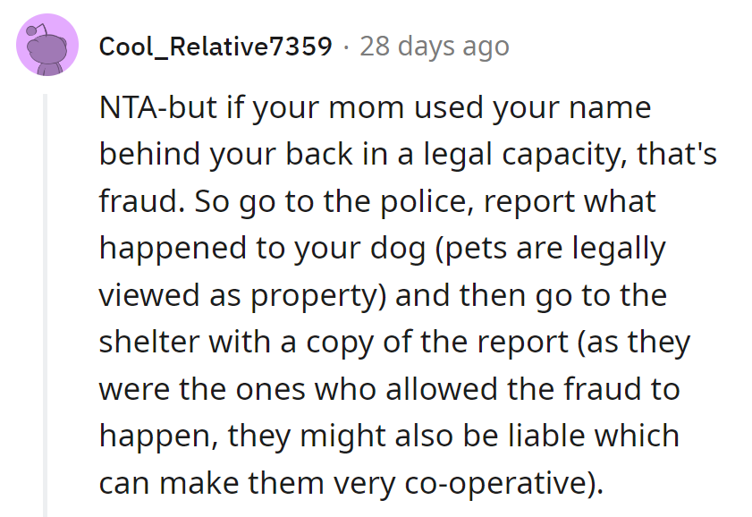 Time to leash up the law and collar some justice! Off to the police station we go.