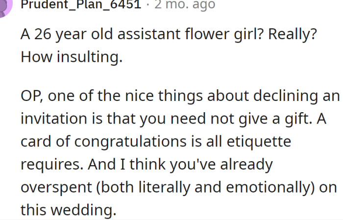 Their offer is insulting