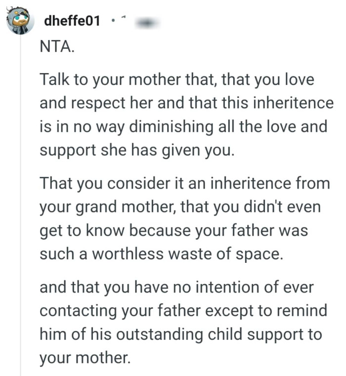 Let's head into the comments section and find out what other Redditors have to say about the story