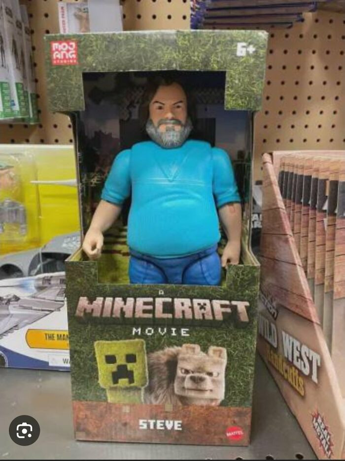 Jack Black As Steve In "A Minecraft Movie"