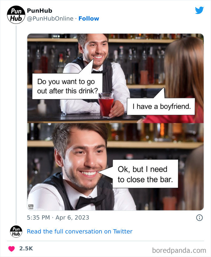 33. The bar wants to close