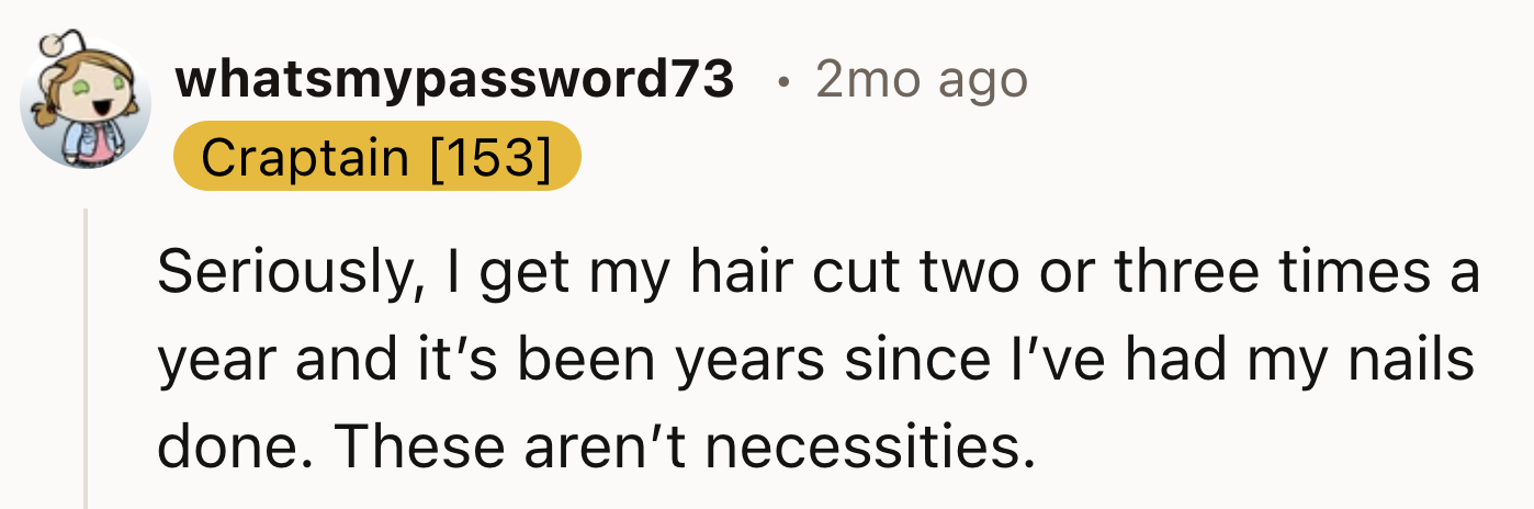 These Things Are Not Necessities