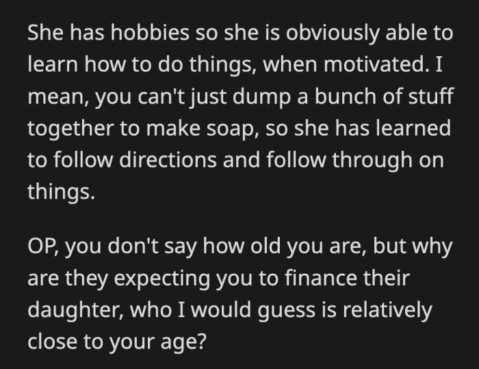 Why did they even think OP was the right person to ask such a ridiculous favor from?