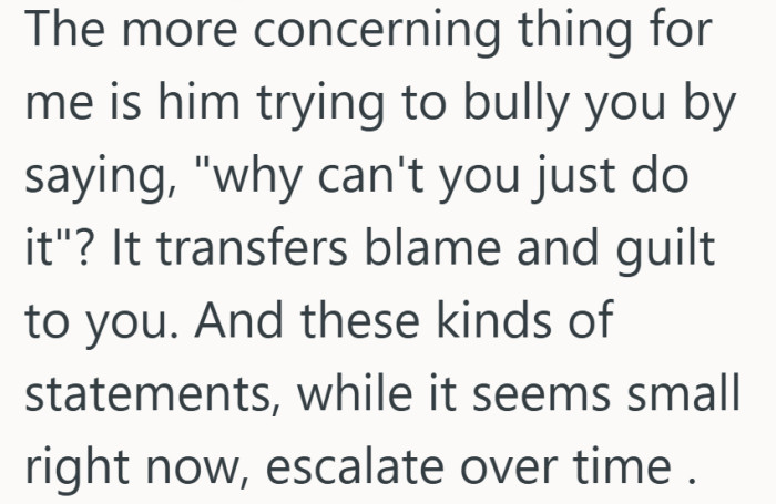The concern shifts from noodles to tone. That phrasing can quietly place the blame where it does not belong.