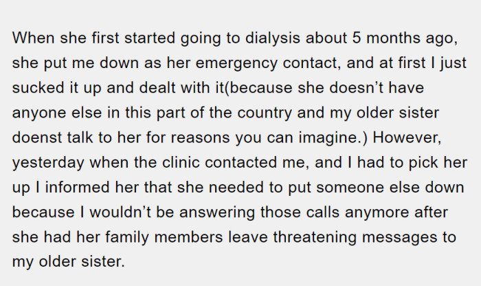 He goes into more detail about their first encounter since everything, as he was listed as her emergency contact.