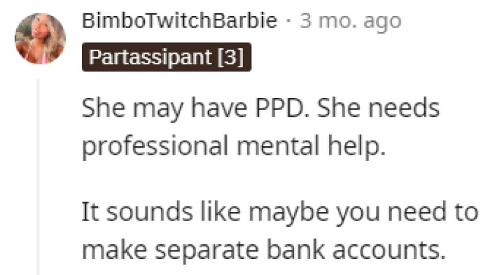 She Needs Professional Help