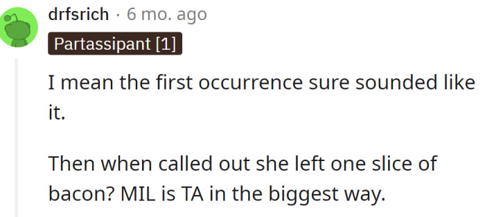 The other one agreed.