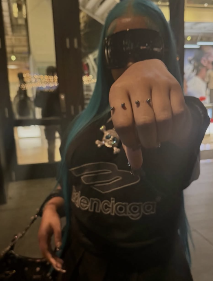 Kim Kardashian discusses North West’s self-expression and parenting choices publicly.