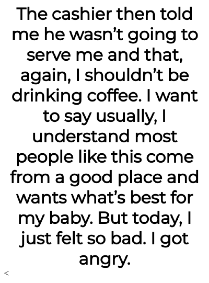 The Expectant Mother Denied Coffee, Requests the Termination of an Employee, Becomes Upset