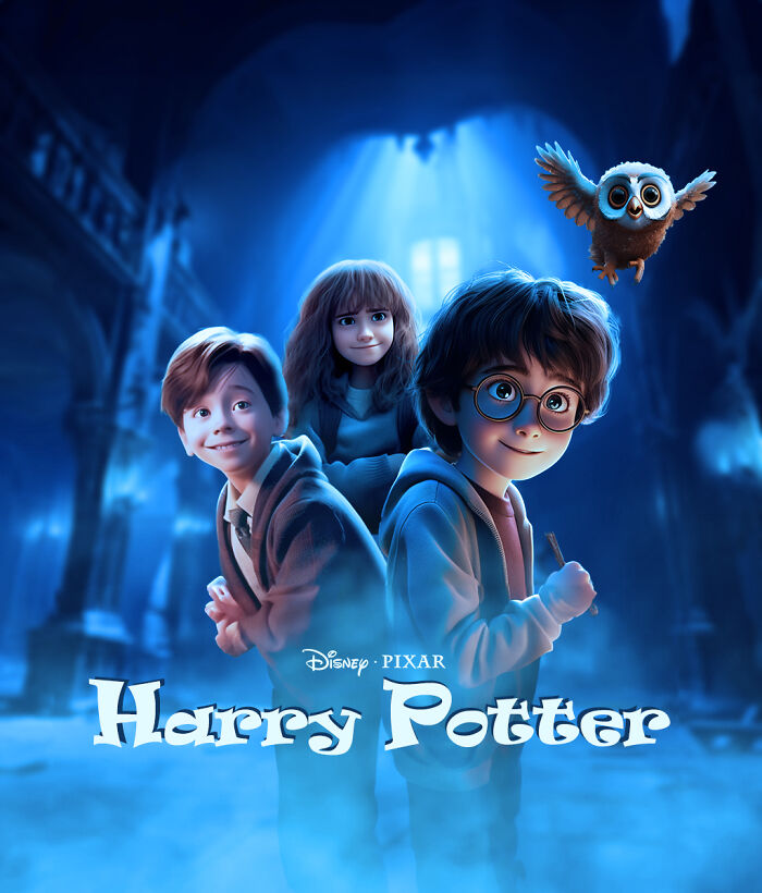 30. Harry Potter at Hogwarts: A Pixar Perspective
