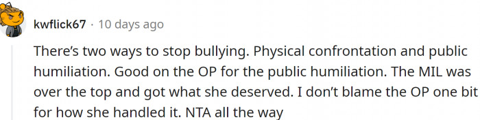 There are two ways to stop a bully: