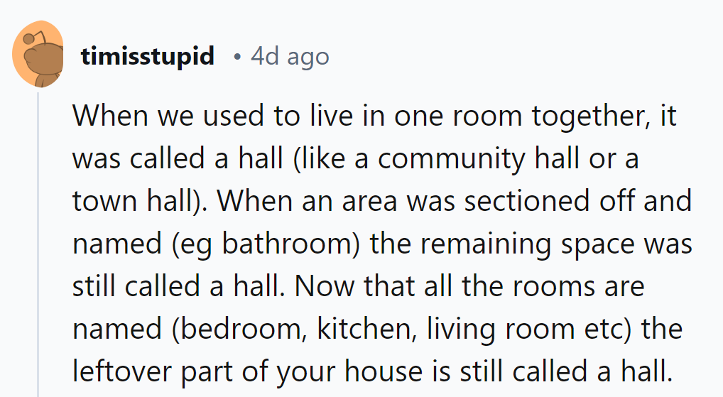 From community hub to neglected corridor: the evolving drama of the hall.