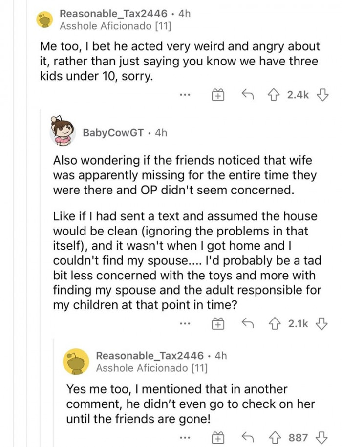 What I'd be more concerned with at that point...