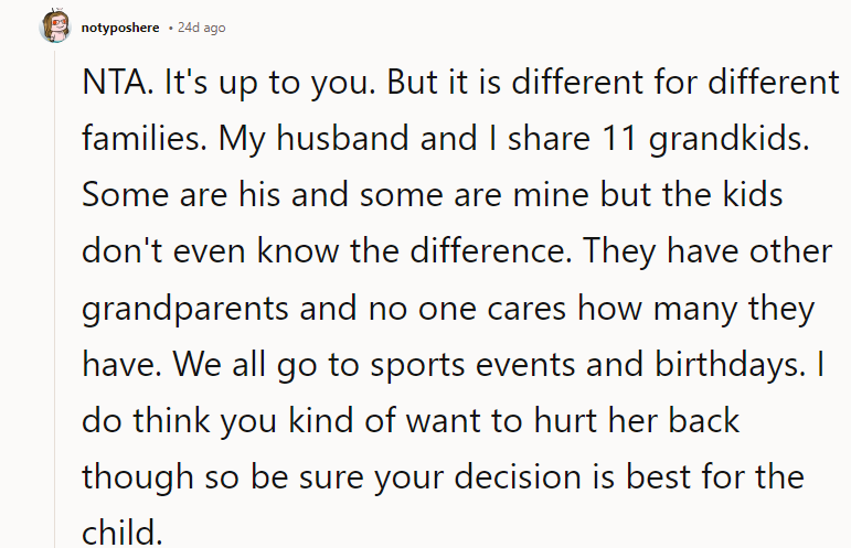 They have other grandparents and no one cares how many they have.