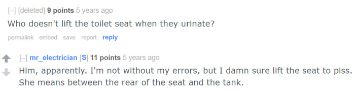 Not Everyone Lifts the Seat When They Pee. Yup, Some People Just Don't Care!