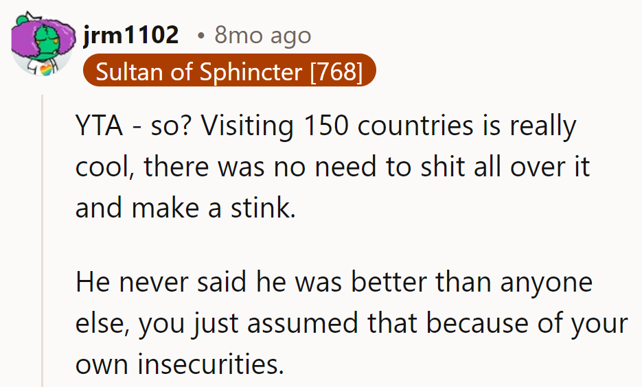 Maybe he'll pack an extra passport for unexpected detours next time.