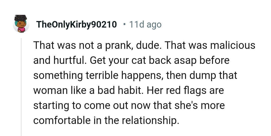 Her Red Flags Are Slowly Starting to Come Out