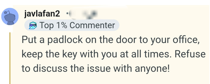 And the comments continue...