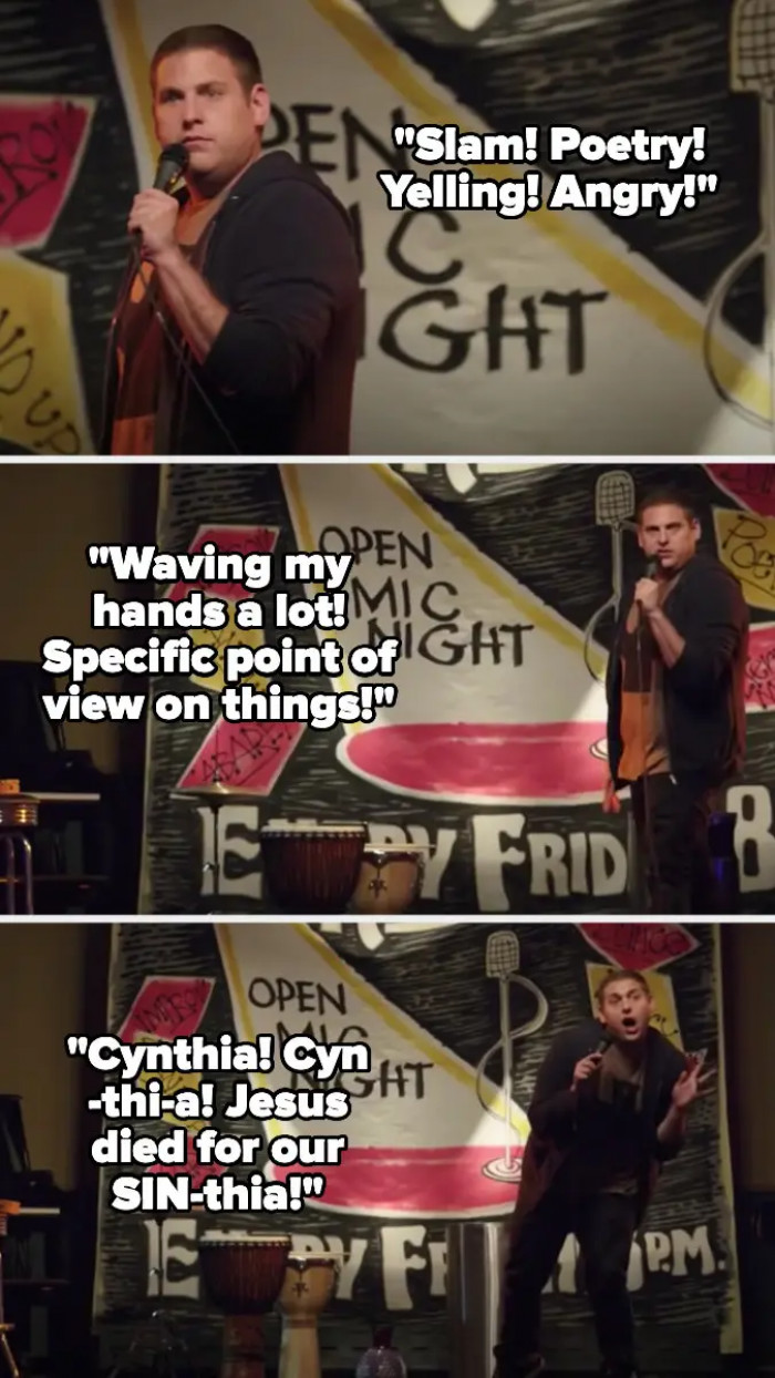 10. When Schmidt Did a Slam Poem on the Spot in 22 Jump Street
