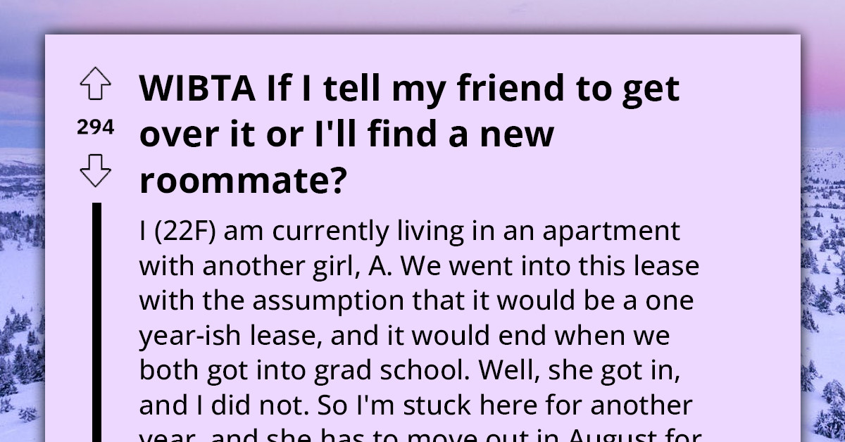 Lady's World Comes Crashing Down After Her Good Friend Told Her That She Couldn't Move In With Her