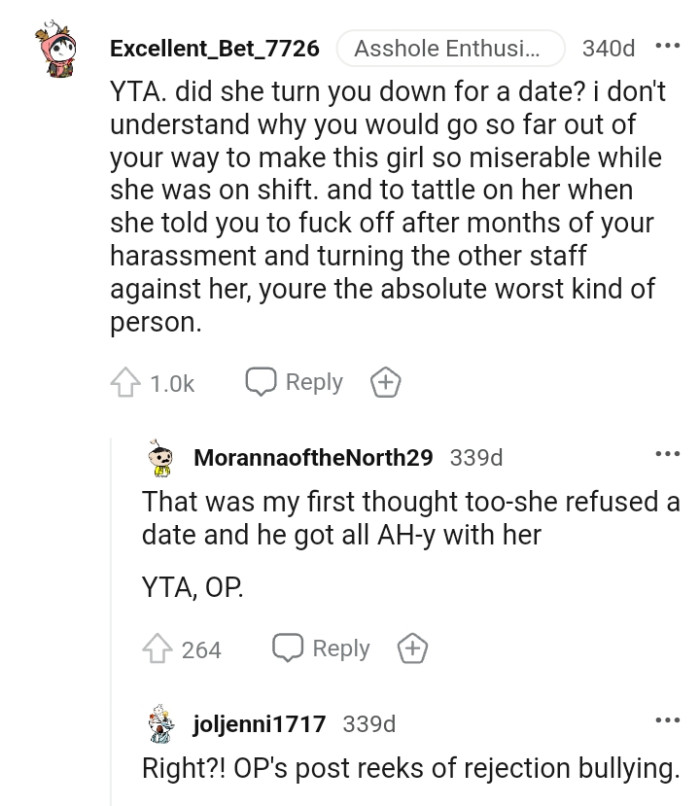 The OP is the absolute worst kind of person