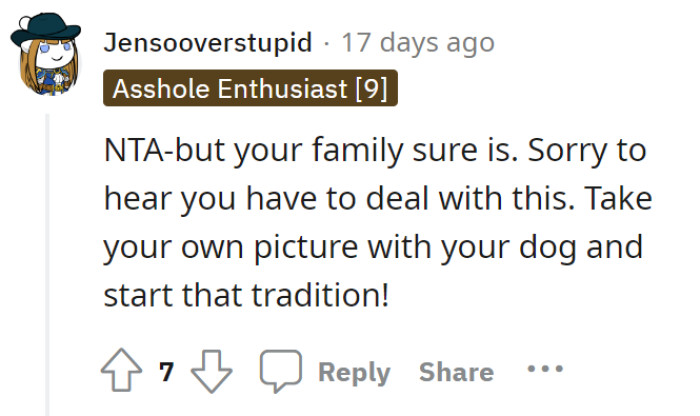 Break That Tradition! Maybe Then They’ll Realize What They Were Missing Out On.