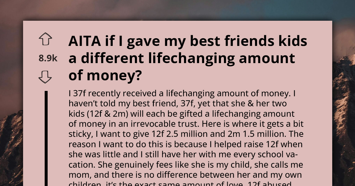 Woman Gifts Millions To Best Friend’s Kids, But Gives More To One