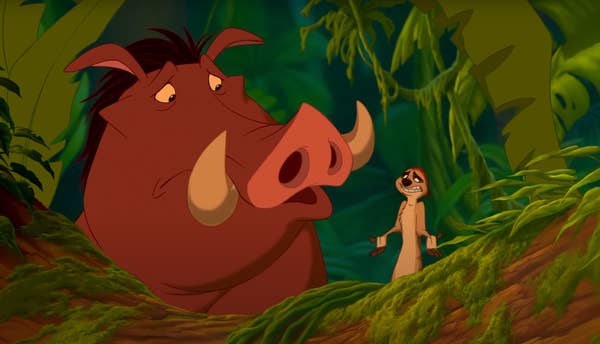 Timon and Pumbaa were initially set to perform 
