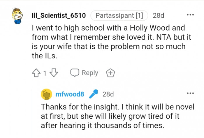 It Is Your Wife That Is the Problem