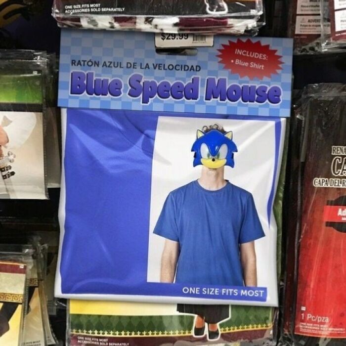 10. Blue Speed Mouse