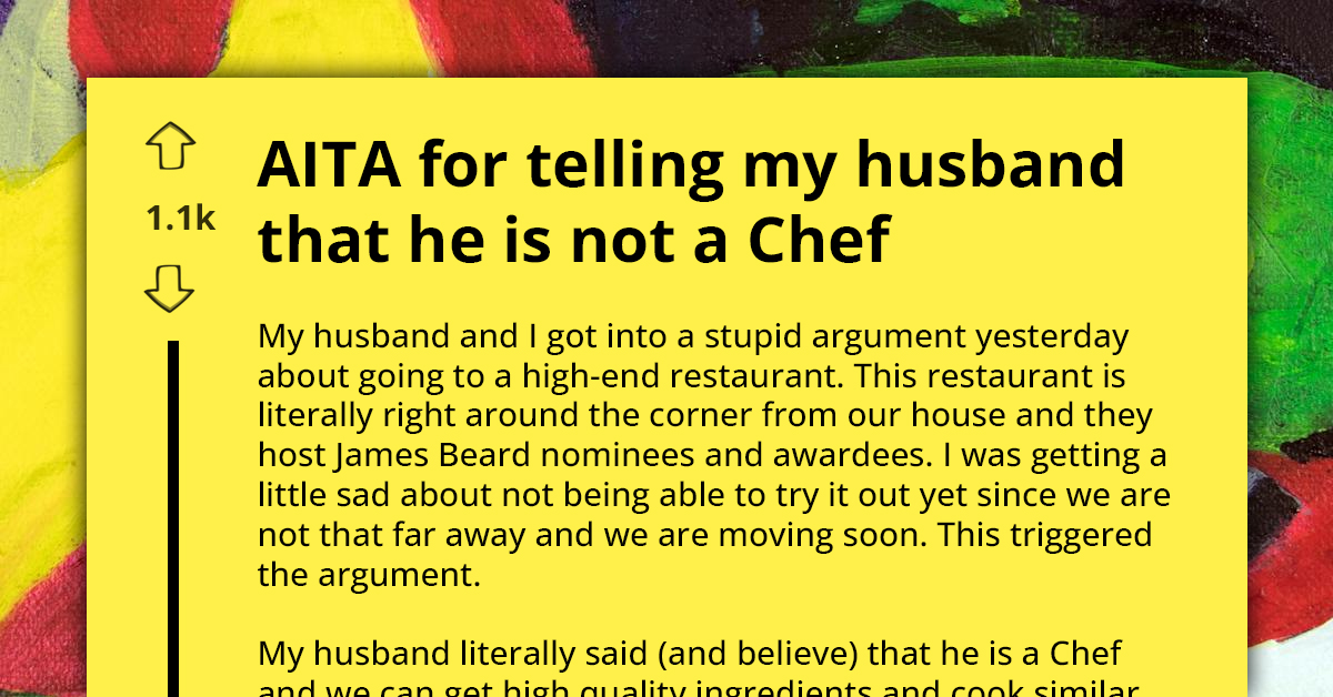 Frustrated Wife Argues With Manchild Husband Who Insists He's a Chef Although He Can't Cook Properly