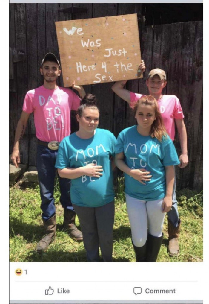 1. This is one way to make a double announcement…