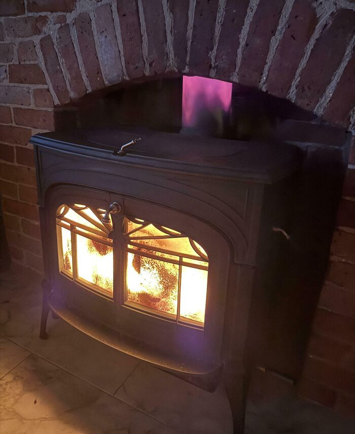 "Glowing Stove Pipe"