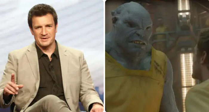 3. Nathan Fillion voiced the monstrous inmate in Guardians of the Galaxy.