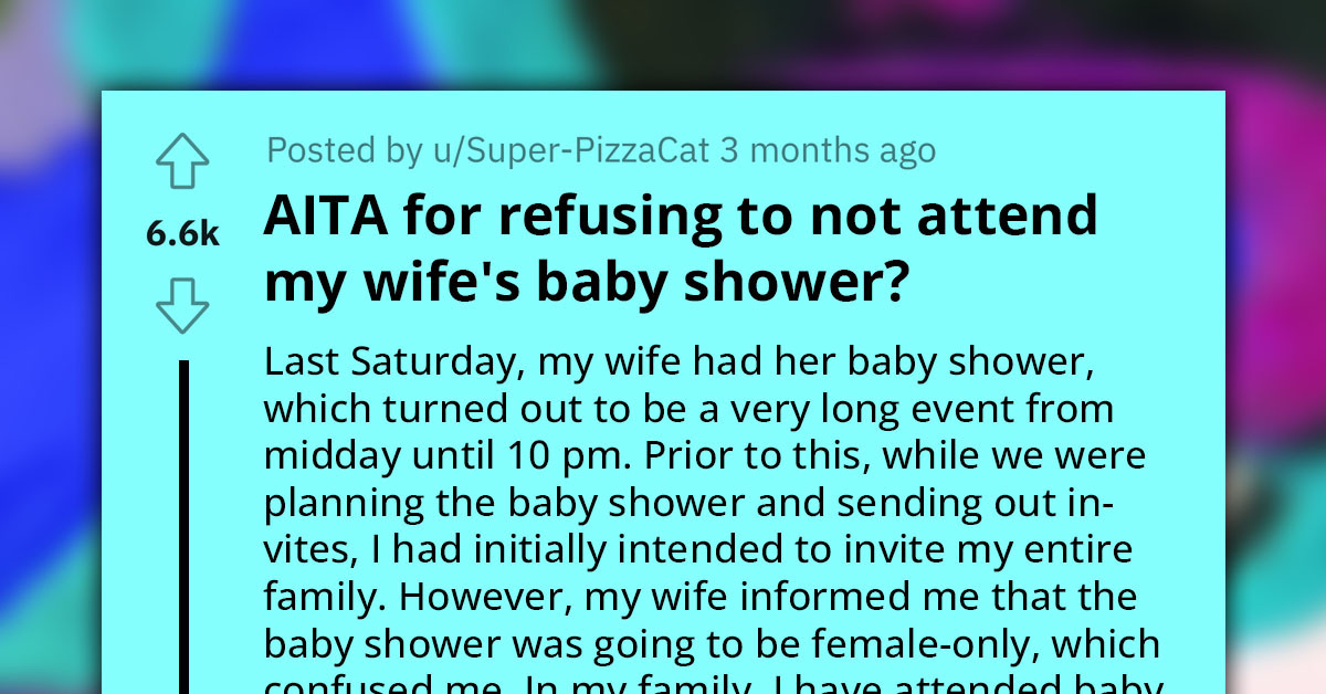 Redditor's Wife Doesn't Allow Him to Attend Her Baby Shower; He Stays in the Backyard During the 10-Hour Party