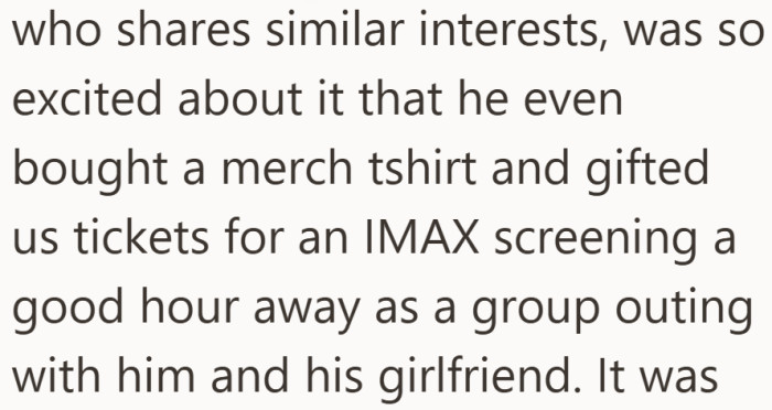 It had grown into something bigger than the two of them, with real effort and excitement behind it.