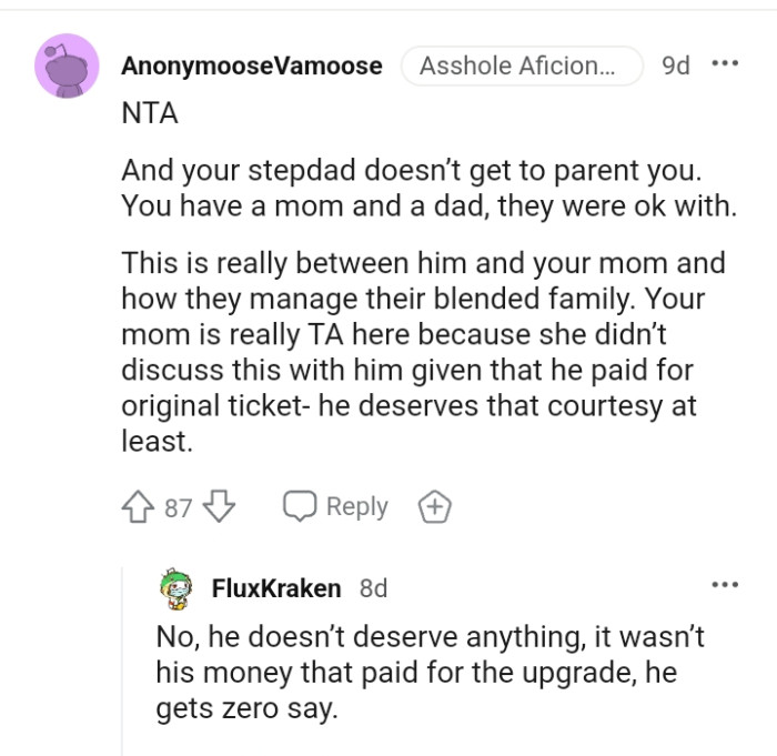 This Is Between the Stepdad and His Mom