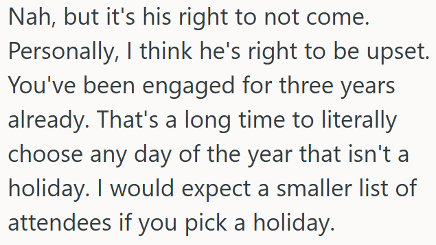 He has every right to skip it if he wants.