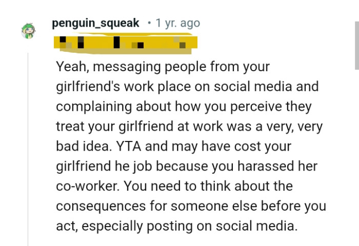 Thinking about the consequences