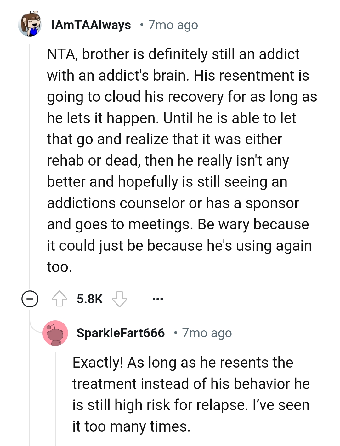 His Resentment Will Cloud His Recovery