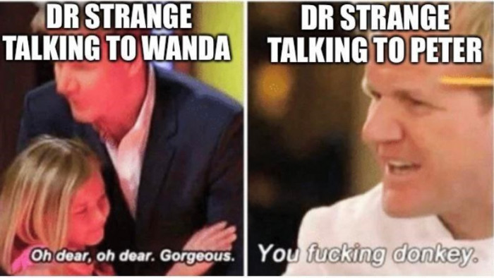 Clearly, Dr. Strange has different ways of showing his love for his favorite.